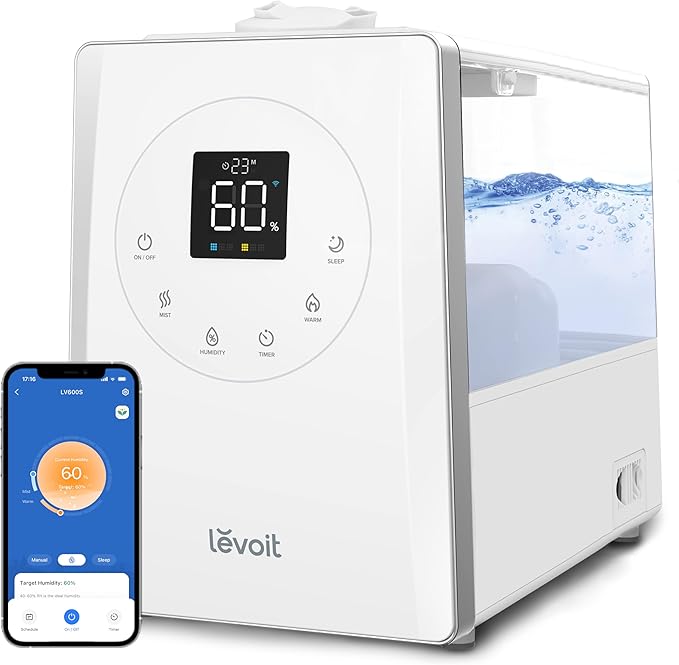 The Ultimate Humidifier: LEVOIT LV600S Smart Warm and Cool Mist Humidifier for Your Home